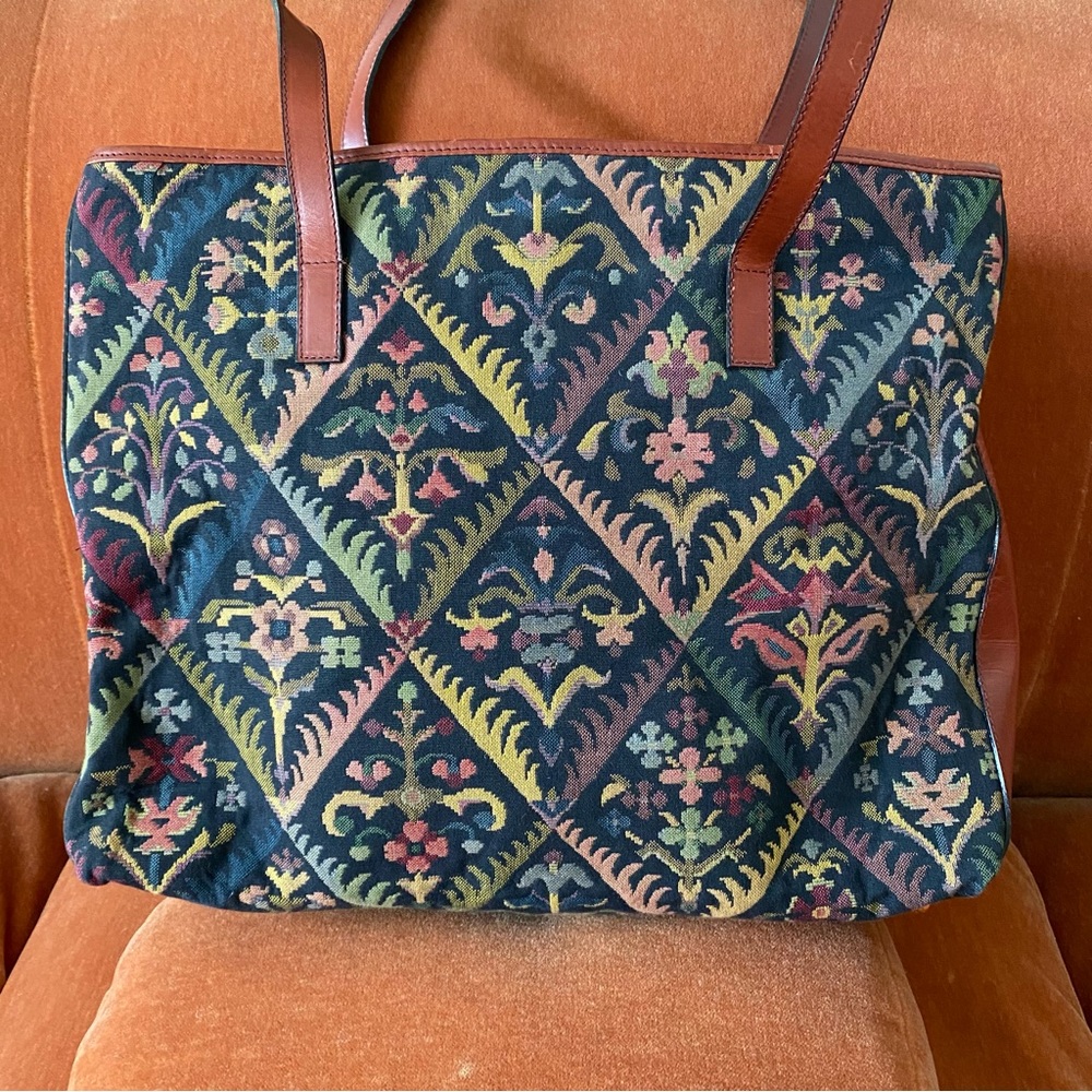 Tapestry Purse Made In Italy For The Smithsonian Institute